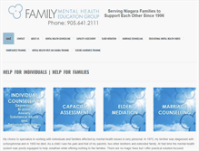 Tablet Screenshot of familyeducationgroup.com